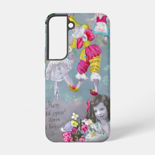 Mon petite coeur dans ce baiser 2 samsung galaxy hülle (Rückseite)