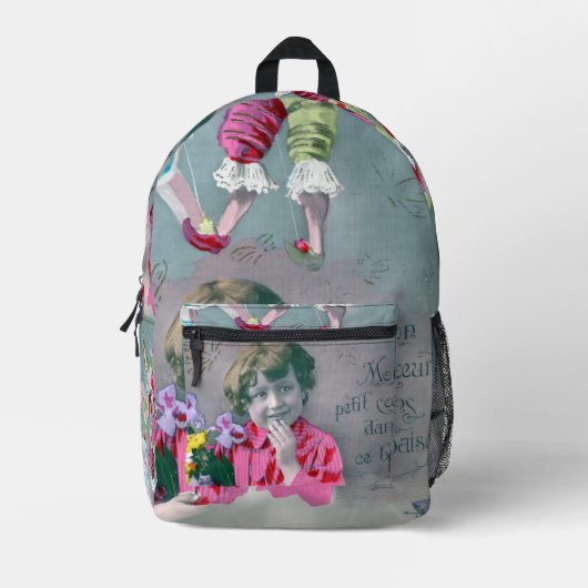 Mon petite coeur dans ce baiser bedruckter rucksack (Vorderseite)