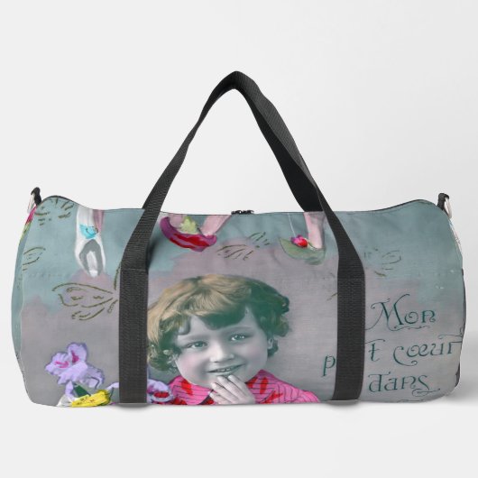 Mon petite coeur dans ce baiser duffle bag (Vorderseite)