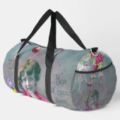 Mon petite coeur dans ce baiser duffle bag (Rechte Ecke)