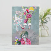 Mon petite coeur dans ce baiser einladung (Stehend Vorderseite)