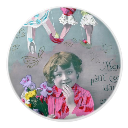 Mon petite coeur dans ce baiser keramikknauf (Vorderseite)