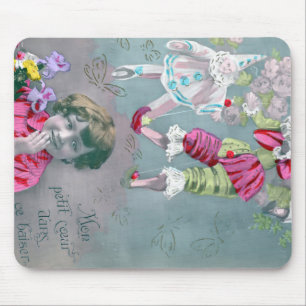 Mon petite coeur dans ce baiser mousepad