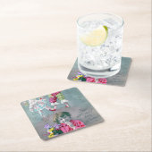 Mon petite coeur dans ce baiser rechteckiger pappuntersetzer (Vor Ort)