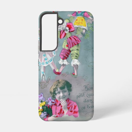 Mon petite coeur dans ce baiser samsung galaxy hülle (Rückseite)