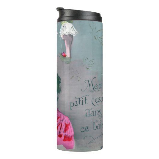 Mon petite coeur dans ce baiser thermosbecher (Nach rechts gedreht)