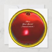 MON ruby red white Einladung (Rückseite)