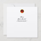 MON Ruby White Gold Einladung (Rückseite)