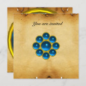 MON Saphir Einladung (Vorne/Hinten)