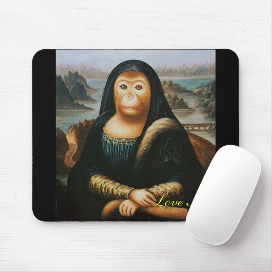 Mona-Affe Mousepad (Mit Mouse)