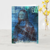 Mona Blues, Geburtstag Karte (Gelbe Blume)