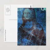 Mona Blues Postkarte (Vorne/Hinten)