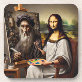 Mona Do da Vinci Getränkeuntersetzer (Vorderseite)
