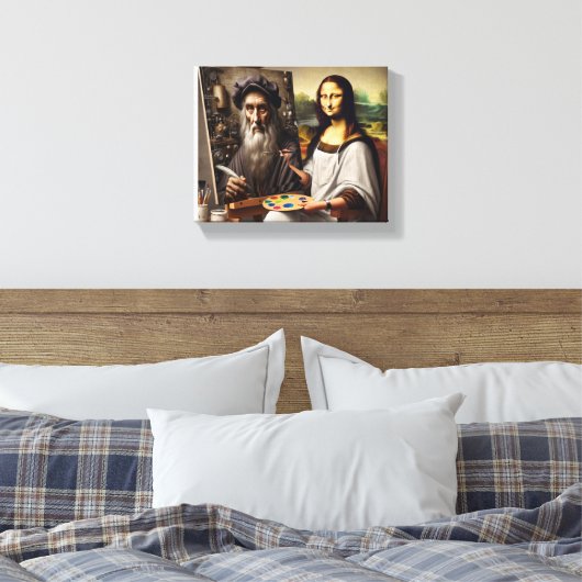 Mona Do da Vinci Leinwanddruck (Insitu (Schlafzimmer))