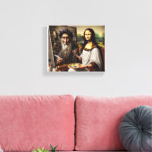 Mona Do da Vinci Leinwanddruck (Insitu (Wohnzimmer))