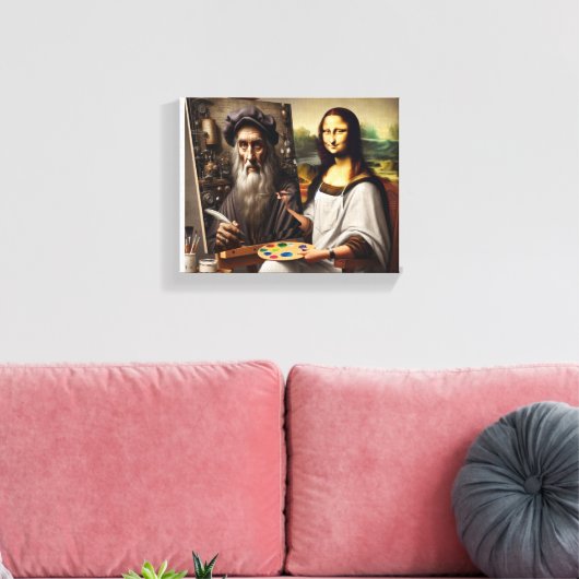 Mona Do da Vinci Leinwanddruck (Insitu (Wohnzimmer))