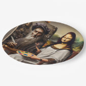 Mona Do da Vinci Pappteller (Schrägansicht)