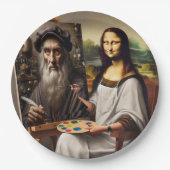 Mona Do da Vinci Pappteller (Vorderseite)
