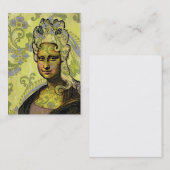 Mona ging zum Salon Visitenkarte (Vorne/Hinten)