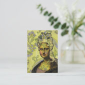 Mona ging zum Salon Visitenkarte (Stehend Vorderseite)