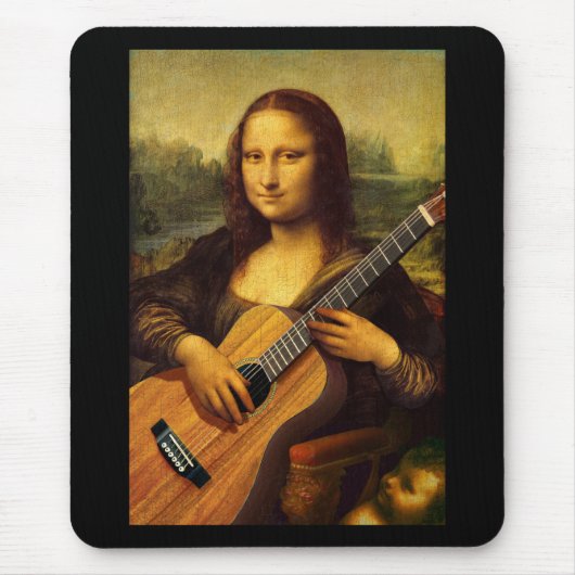 Mona-Gitarre Mousepad (Vorne)