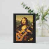 Mona Gitarre Postkarte (Stehend Vorderseite)
