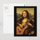 Mona Gitarre Postkarte (Vorne/Hinten)