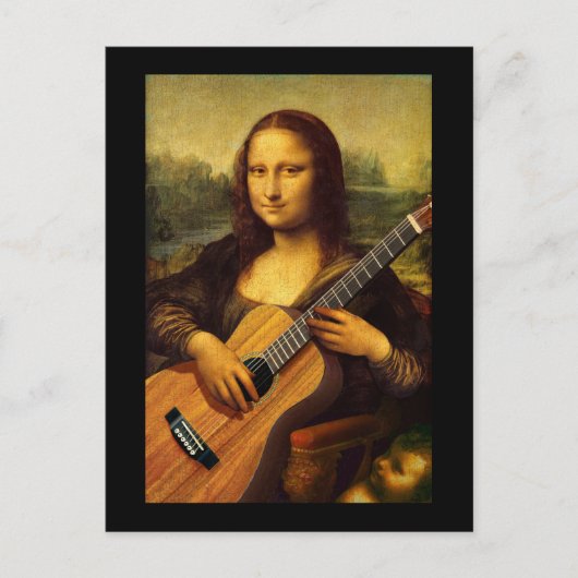 Mona Gitarre Postkarte (Vorderseite)