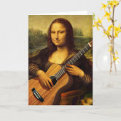 Mona Guitar Karte (Gelbe Blume)