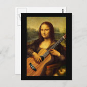 Mona Guitar Postkarte (Vorne/Hinten)