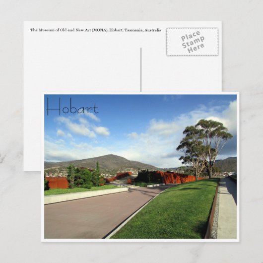 Mona-Hobart Postkarte (Vorne/Hinten)