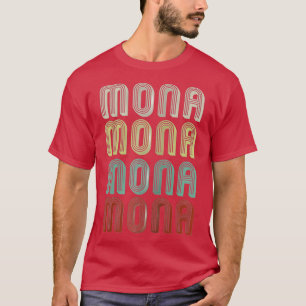 Mona in Retro Vintage Diskothek Fantastisch T-Shirt