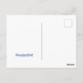 Mona Kitty, Cat Parody Fine Art Postcard Postkarte (Rückseite)