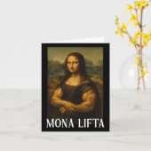 Mona Lifta Bodybuilding Funny Gift Karte (Gelbe Blume)