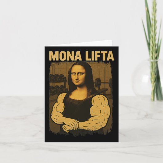 Mona Lifta Gym Workout Monument Obelisk Fitness Karte (Vorderseite)