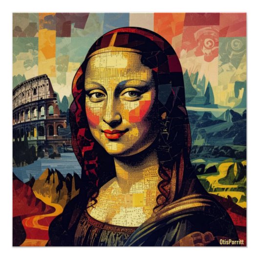 MONA LISA-25 POSTER (Vorderseite)