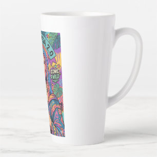 Mona Lisa 2.0 Pop Art – Moderner viraler Ikone mit Milchtasse
