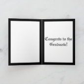 Mona Lisa Abschluss Grad Cap Karte (Innenseite)