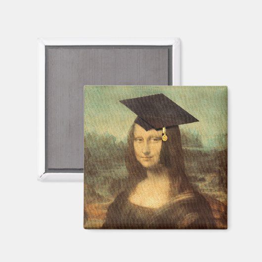 Mona Lisa Abschluss Magnet (Vorderseite/Rückseite)