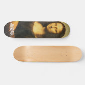 Mona Lisa, abstrakte Waffen Skateboard (Horizontal)