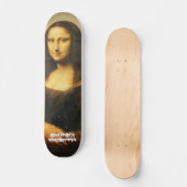 Mona Lisa, abstrakte Waffen Skateboard (Vorderseite)