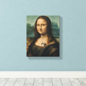 Mona Lisa, aktualisierte Leinwand Print (Insitu (Holzboden))