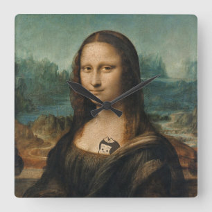 Mona Lisa, Aktualisierte Wanduhr