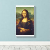 Mona Lisa-An-Werk von Leonardo De Vinci Leinwanddruck (Insitu (Holzboden))