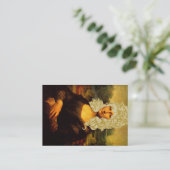 Mona Lisa änderte ihre Frisur Visitenkarte (Stehend Vorderseite)