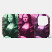 Mona Lisa Animal Print Green Pink Lila Case-Mate iPhone Hülle (Rückseite (Horizontal))
