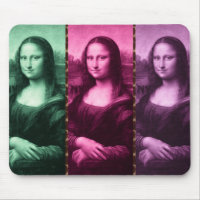 Mona Lisa Animal Print Green Pink Lila