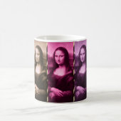 Mona Lisa Animal Print Lila Pink Chocolate Kaffeetasse (Mittel)