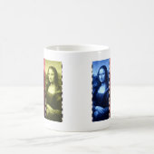 Mona Lisa Animal Print Primary Colors Kaffeetasse (Mittel)