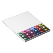 Mona Lisa Animal Print Rainbow Notizblock (angewinkelt)